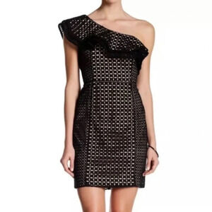 J.Crew Collection Black Collection One Shoulder Dress